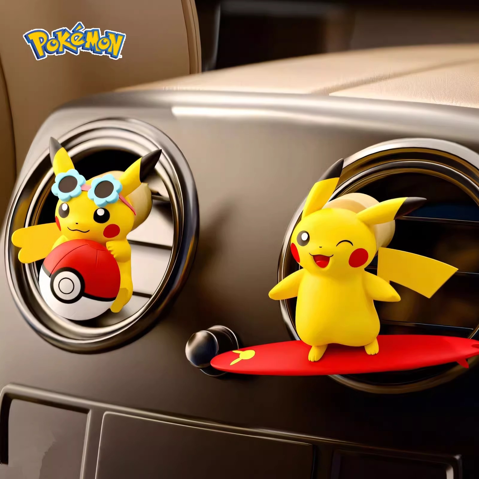 Fragrance Perfume Car - Anime Pokemon Pikachu Aksiyon Figürü Araba