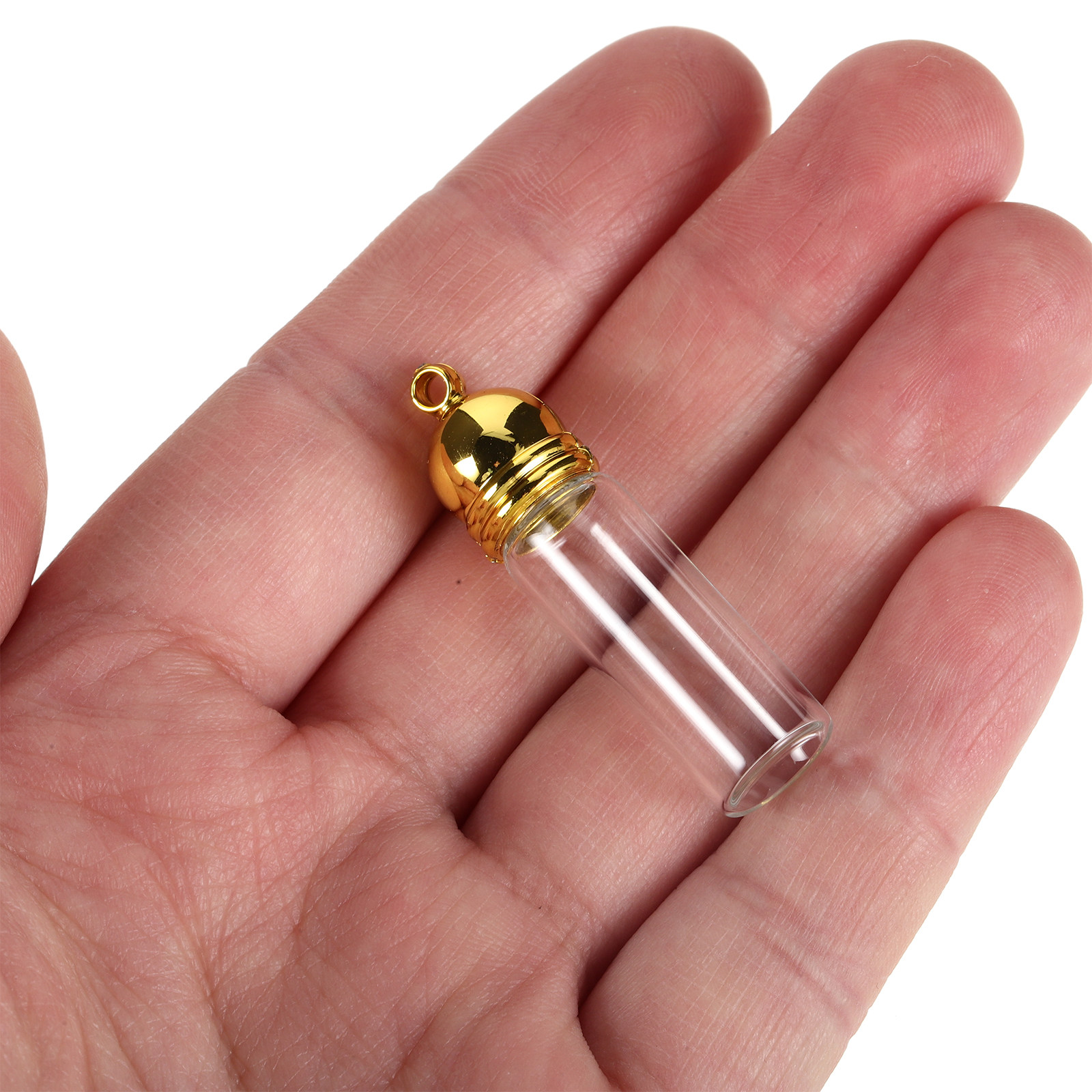 Perfume Refill Bottle - 12 adet minyatür cam şişe kolye