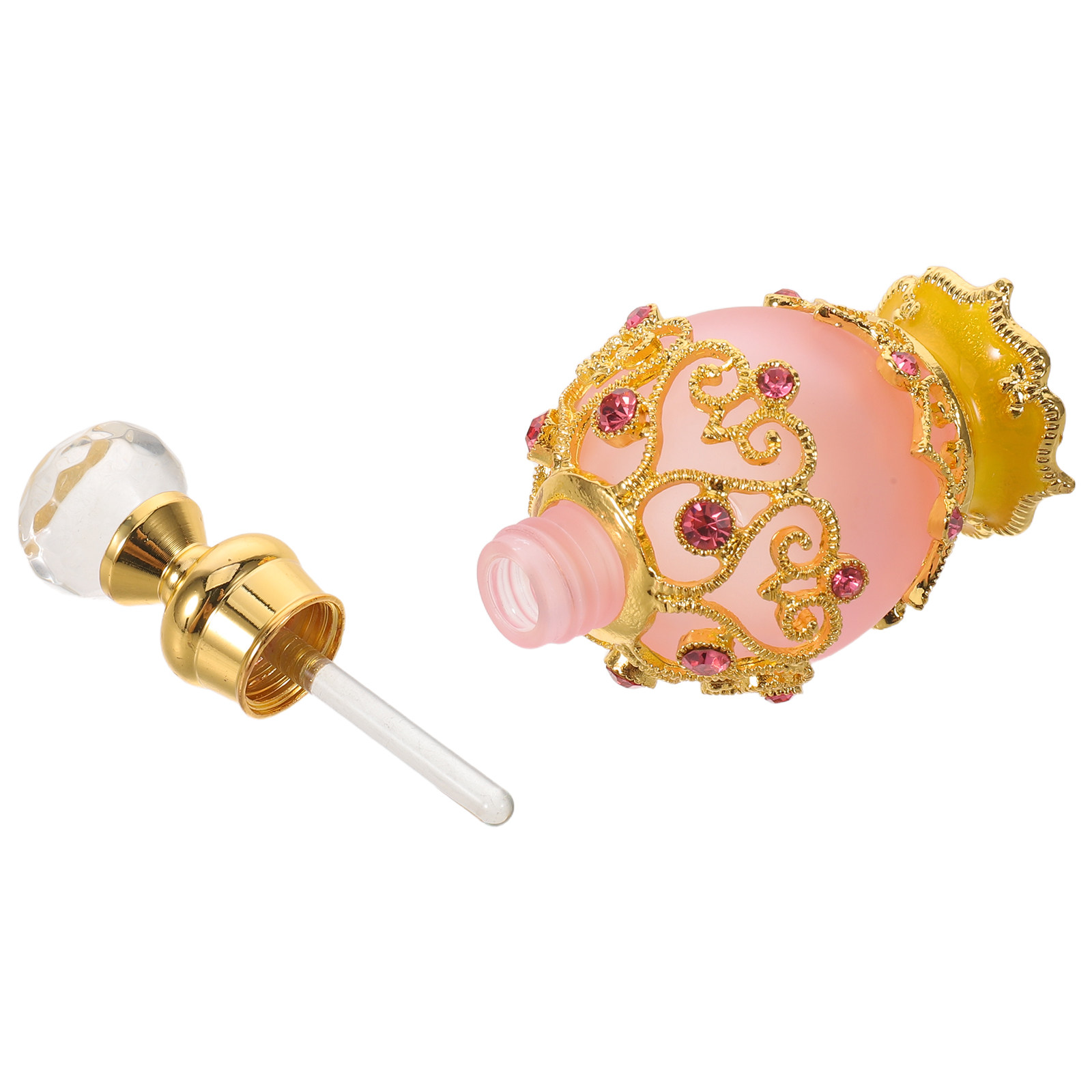 Perfume Refill Bottle - 15Ml Kristal Rhinestone Parfüm Şişesi Cam