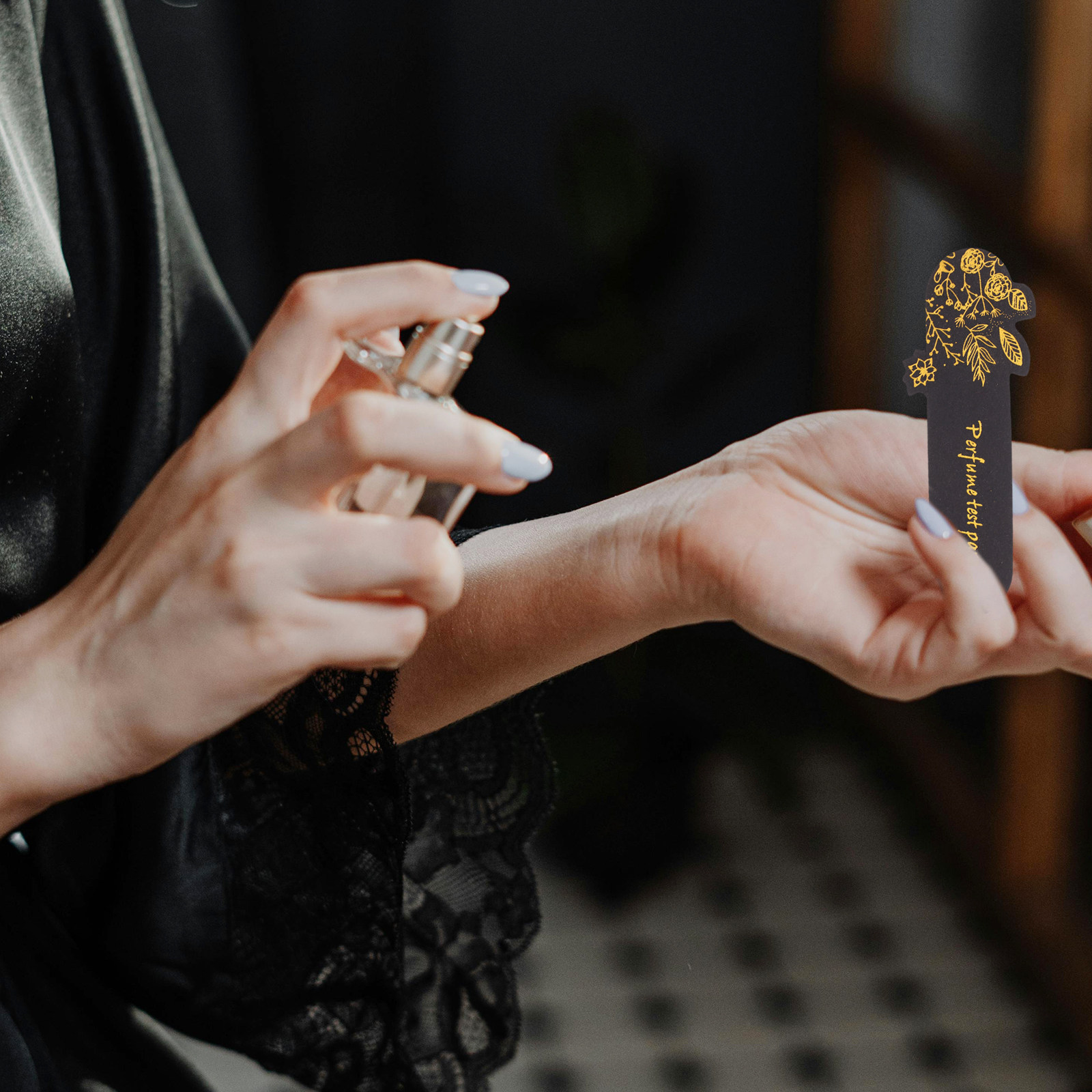 100 Adet Siyah Kağıt Koku Test - Perfume Fragrance Samples incelemesi ve fiyatı