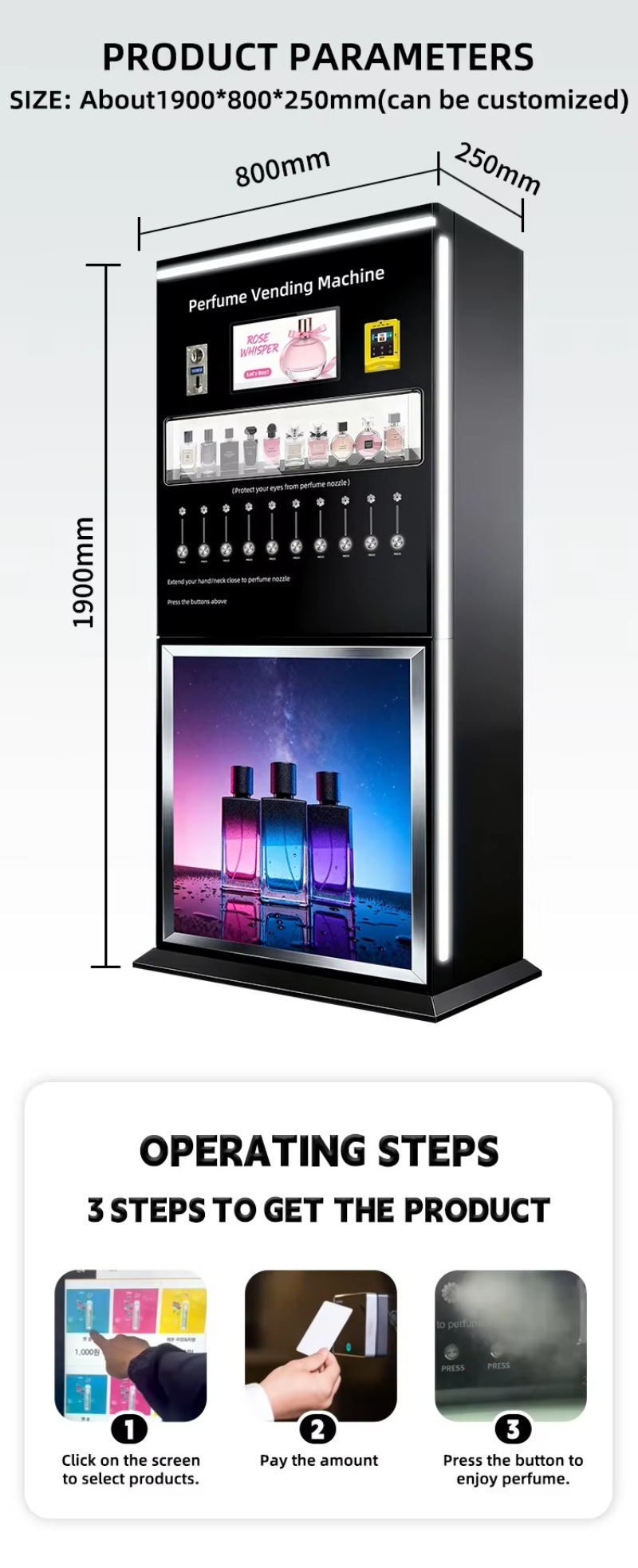 Akıllı Parfüm Satış Makinesi İ - Perfume Fragrance Sale incelemesi ve fiyatı
