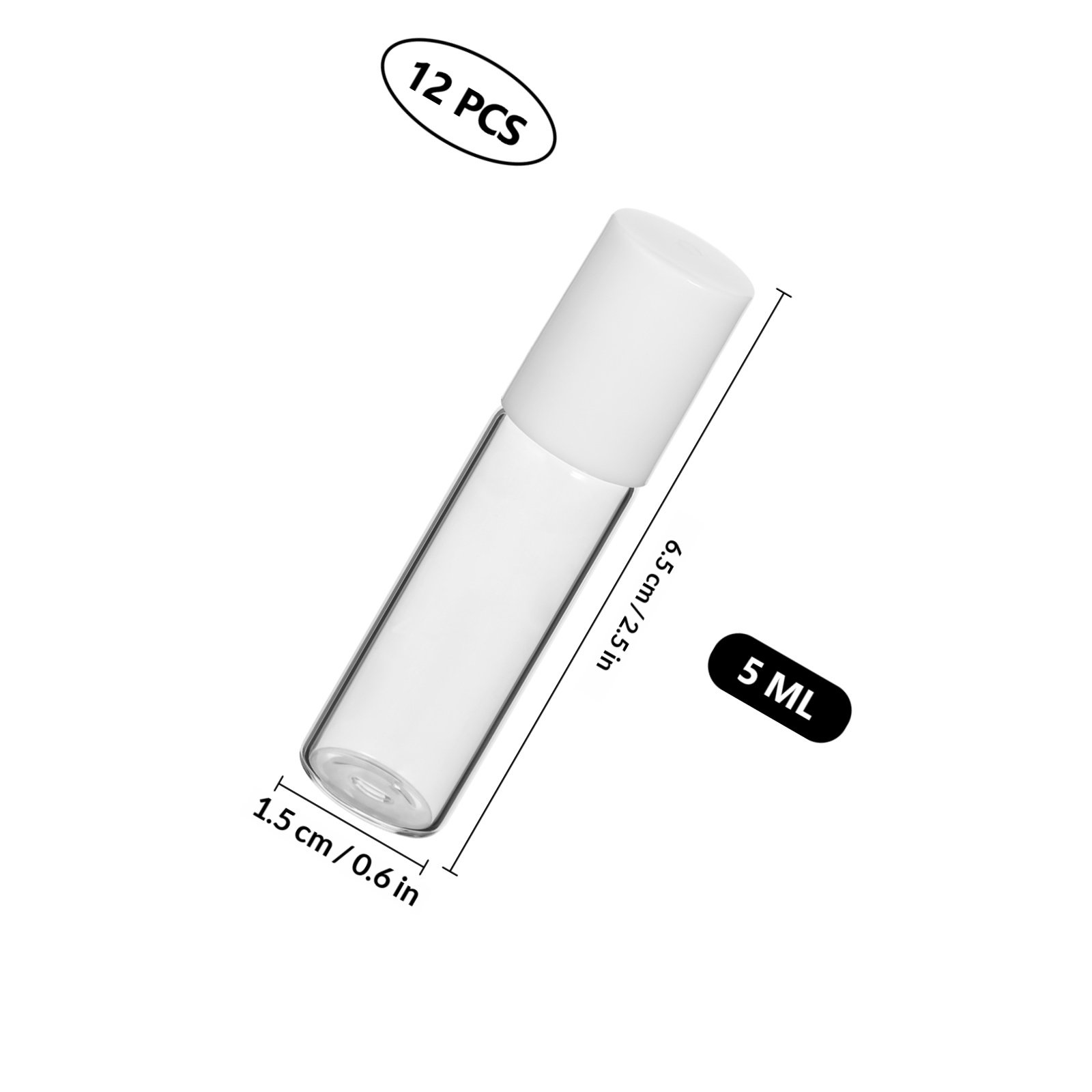 12 adet 5Ml cam uçucu yağ rulo - Perfume Refill Bottle incelemesi ve fiyatı