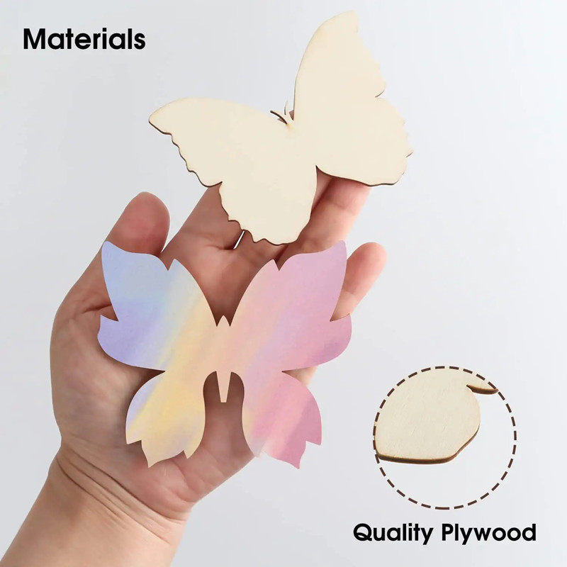 10 adet Ahşap Kelebek Boş Ahşa - Oud Wood Chip incelemesi ve fiyatı
